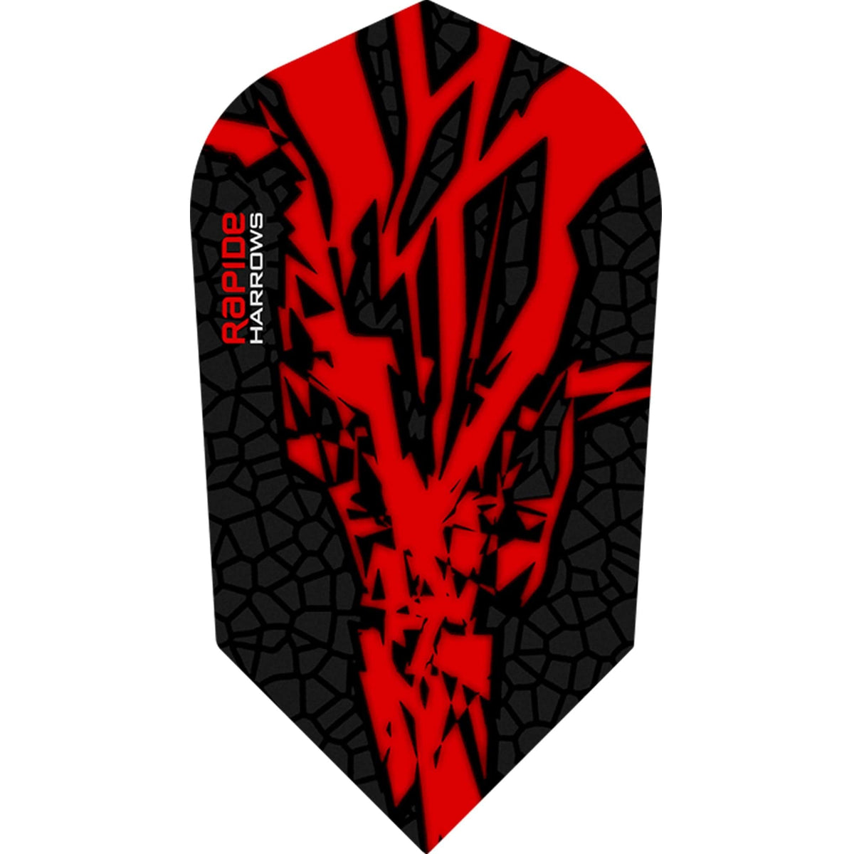 *Harrows Rapide X Dart Flights - Slim Shape - Rapide-X Red
