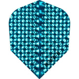 *Dart Flights - Raw 75 - 75 Micron - Std - Dimplex Aqua Blue