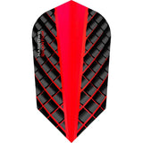 *Harrows Quantum Dart Flights - 3D Effect - 100 Micron - Slim Red
