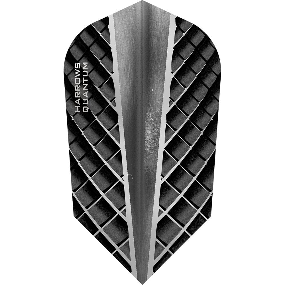*Harrows Quantum Dart Flights - 3D Effect - 100 Micron - Slim Smokey