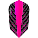 *Harrows Quantum Dart Flights - 3D Effect - 100 Micron - Slim Pink