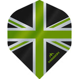 *Mission Alliance Union Jack Dart Flights - No2 - Std - Black Black Green