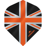 *Mission Alliance Union Jack Dart Flights - No2 - Std - Black Black Orange