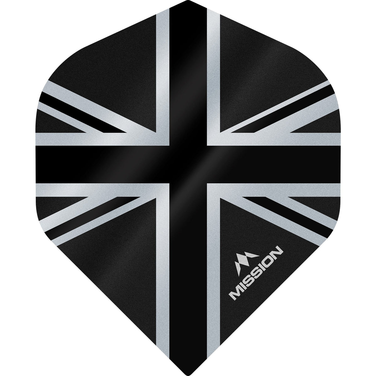 *Mission Alliance Union Jack Dart Flights - No2 - Std - Black Black