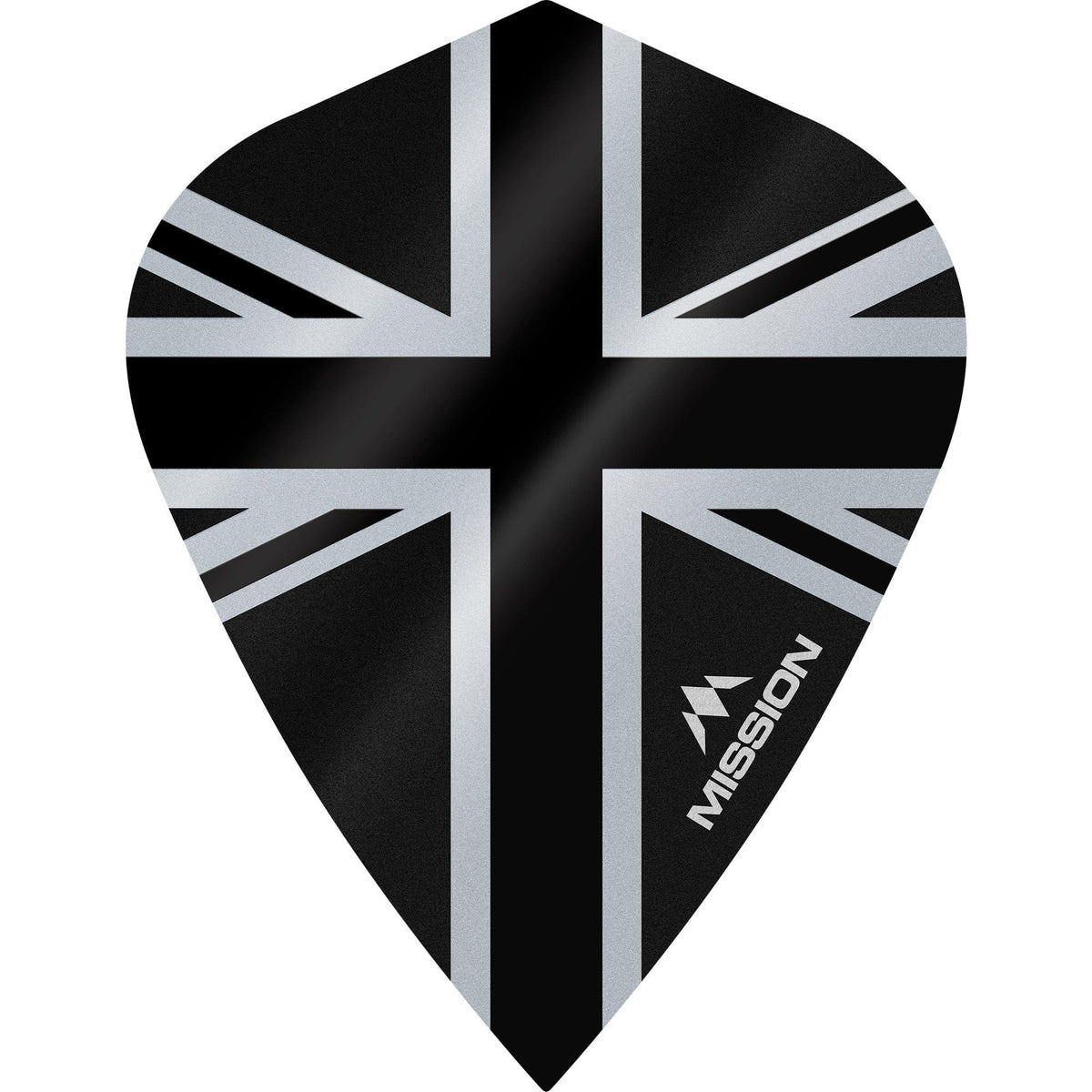 *Mission Alliance Union Jack Dart Flights - Kite - Black Black