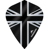 *Mission Alliance Union Jack Dart Flights - Kite - Black Black