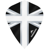 *Mission Alliance Union Jack Dart Flights - Kite - Black Black White