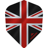 *Mission Alliance Union Jack Dart Flights - No6 - Std - Black Black Red