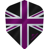 *Mission Alliance Union Jack Dart Flights - No6 - Std - Black Black Purple