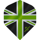 *Mission Alliance Union Jack Dart Flights - 150 - No2 - Black Black Green