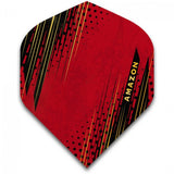 Amazon Oro Dart Flights - No2 - Std - Black Red