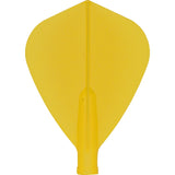 Cuesoul - Tero Flight System - Dart Flights - AK4 - Kite - Solid Yellow