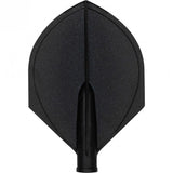 *Cuesoul - Tero Flight System - Dart Flights - AK4 - Shield - Solid Black