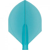 *Cuesoul - Tero Flight System - Dart Flights - AK4 - Shield - Solid Blue