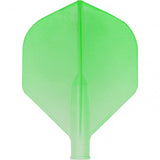 Cuesoul - Tero Flight System - Dart Flights - AK4 - Standard - Gradient Lime Green