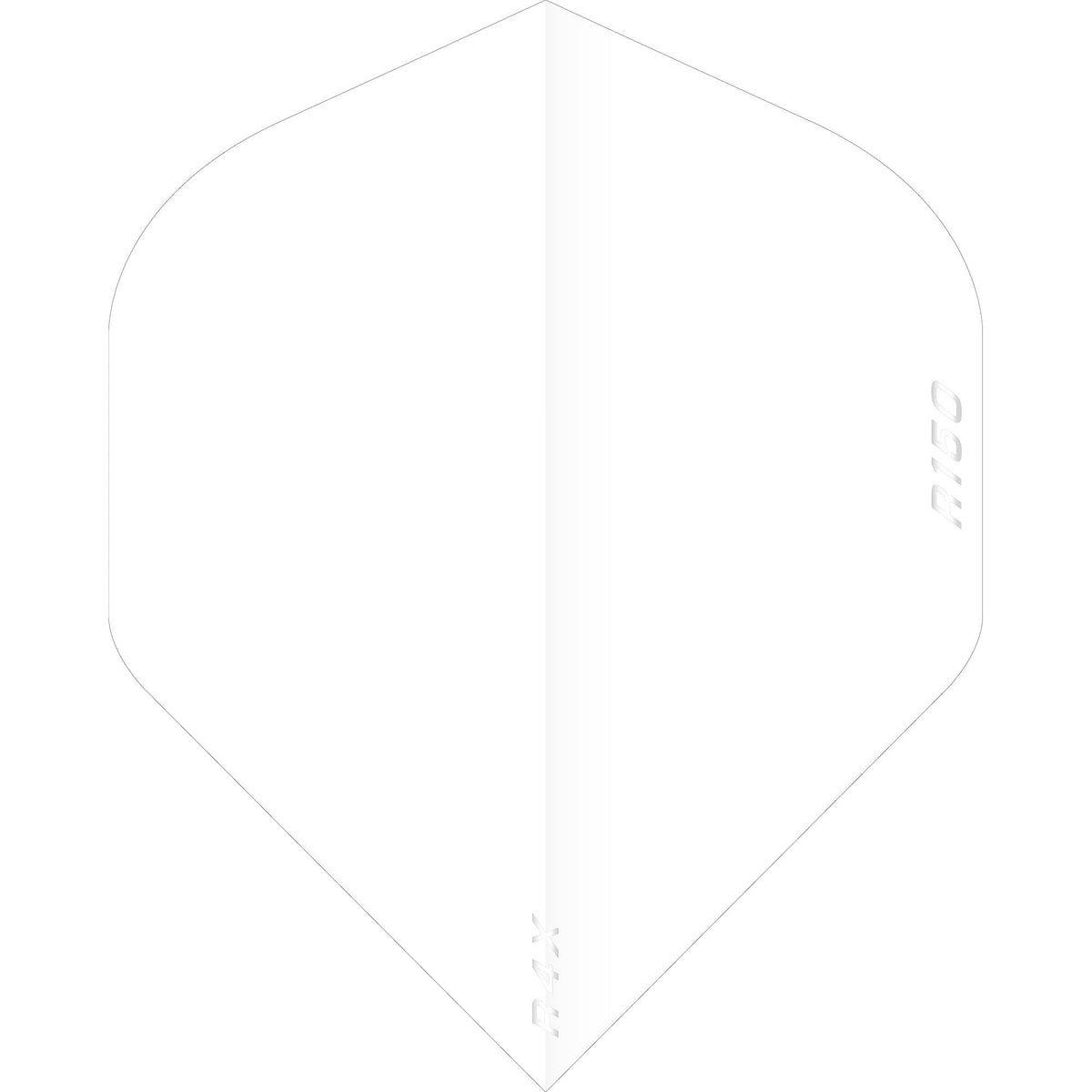 Ruthless R4X - R150 - Solid - Dart Flights - 150 Micron - No2 - Std White