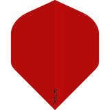 Ruthless R4X - Transparent - Dart Flights - 100 Micron - No2 - Std Red