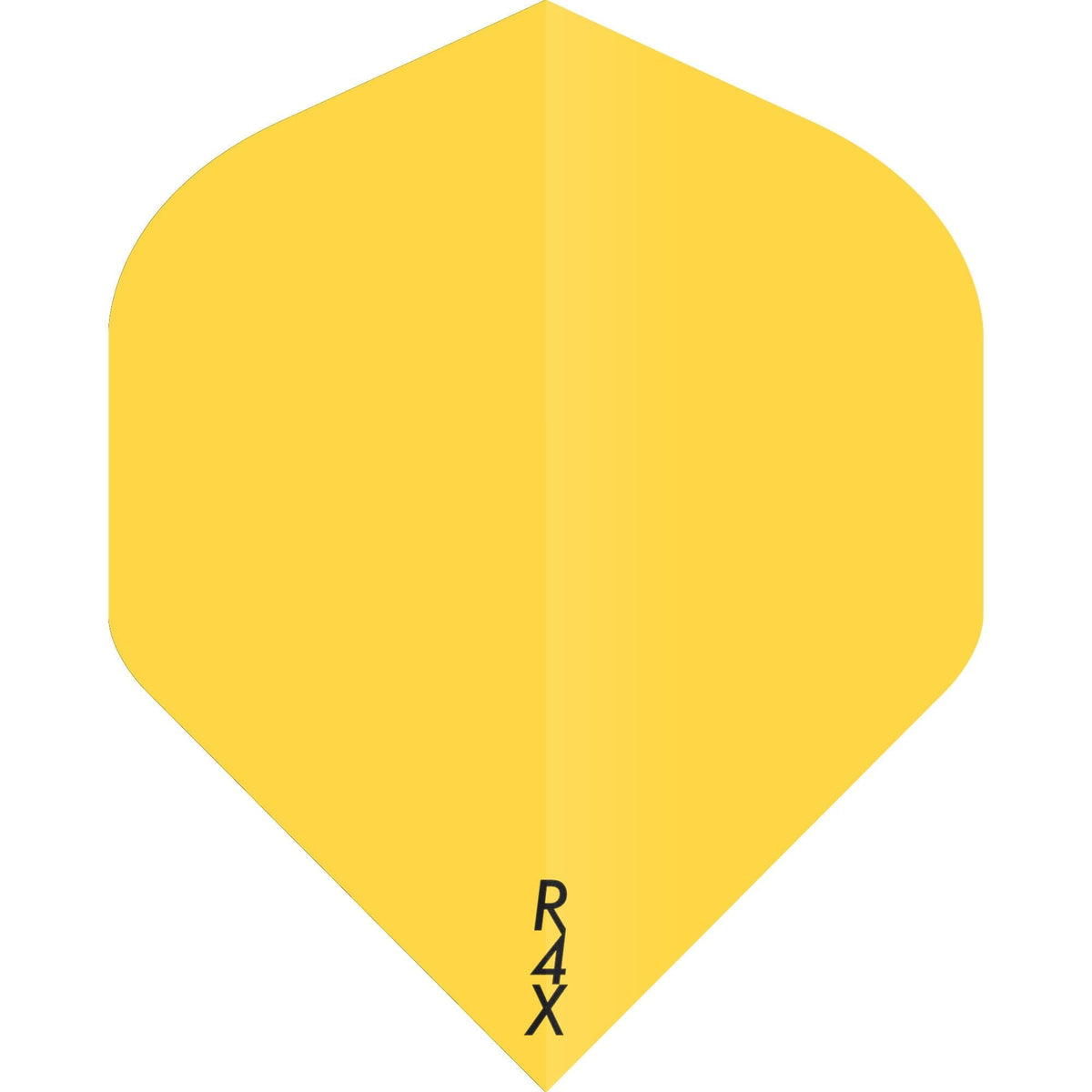 Ruthless R4X - Transparent - Dart Flights - 100 Micron - No2 - Std Yellow