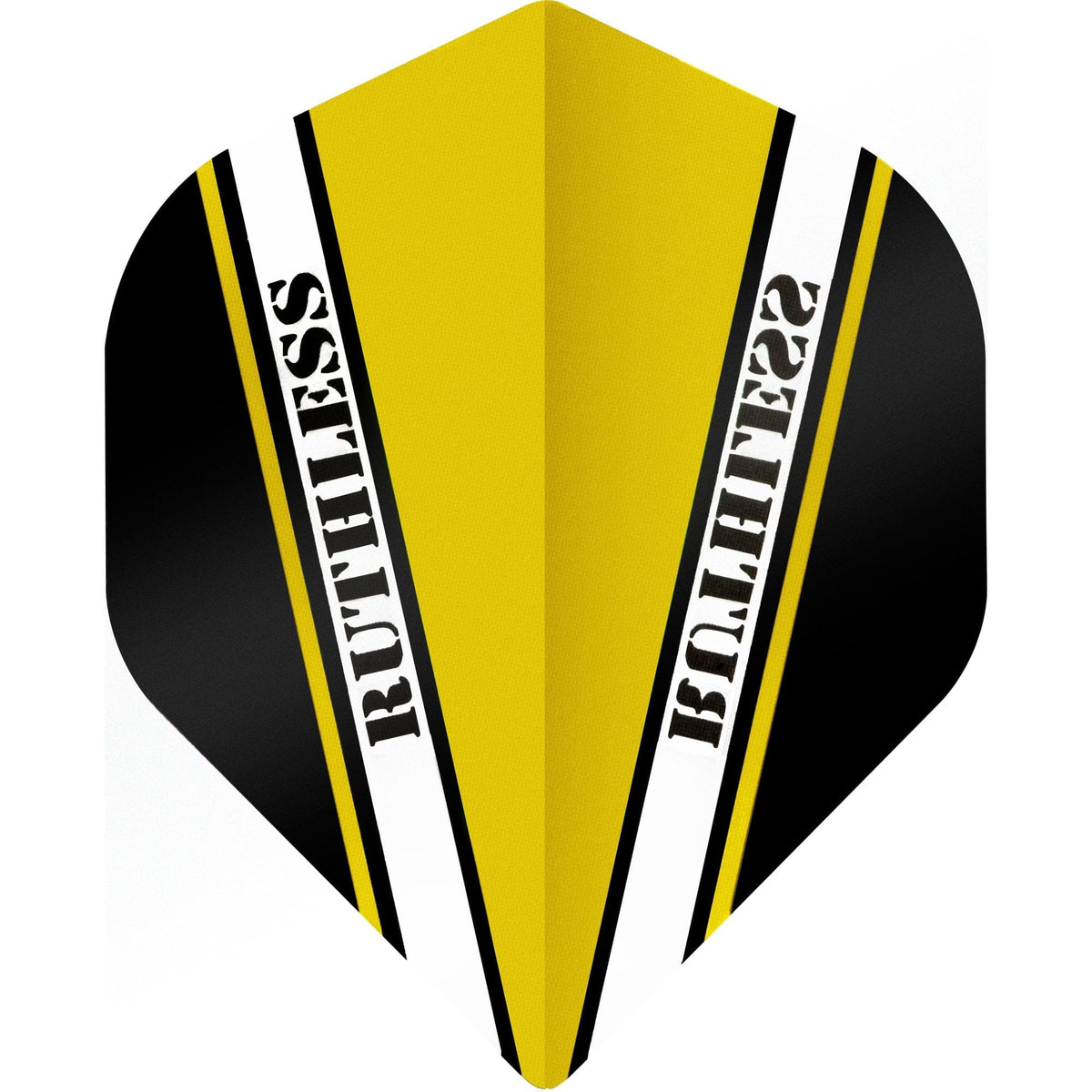 *Ruthless - V100 Pro - Dart Flights - 100 Micron - No2 - Std Yellow