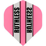 Ruthless - Clear Panel - Dart Flights - 100 Micron - No2 - Std Pink