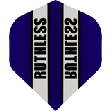 Ruthless - Clear Panel - Dart Flights - 100 Micron - No2 - Std Dark Blue