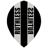 *Ruthless - Clear Panel - Dart Flights - 100 Micron - Pear Black