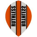 *Ruthless - Clear Panel - Dart Flights - 100 Micron - Pear Orange