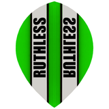 *Ruthless - Clear Panel - Dart Flights - 100 Micron - Pear Green