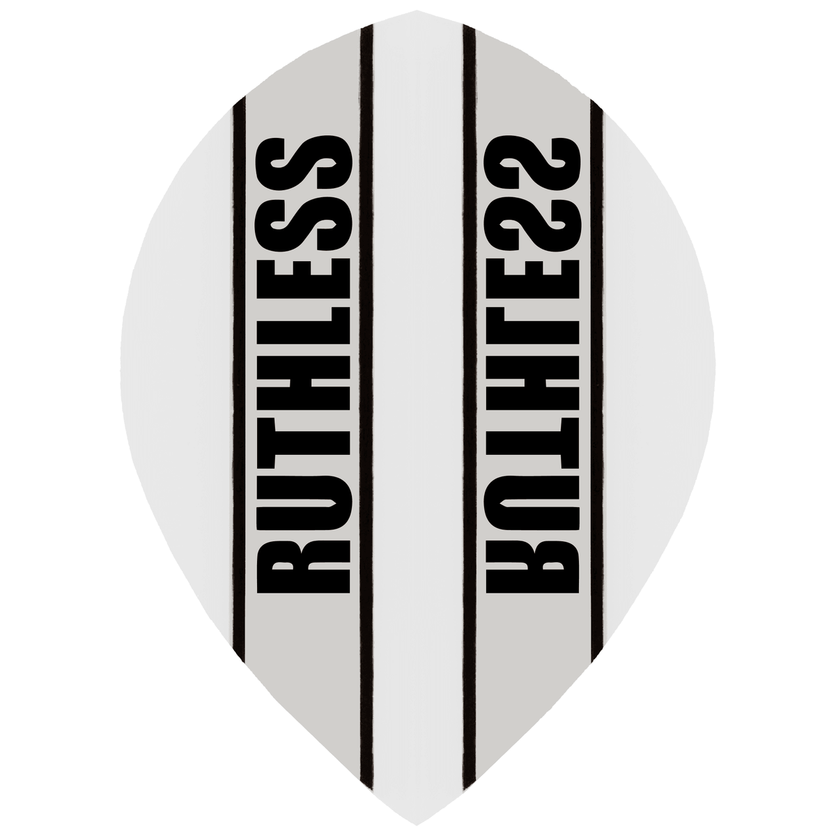 *Ruthless - Clear Panel - Dart Flights - 100 Micron - Pear Clear