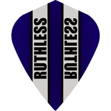 Ruthless - Clear Panel - Dart Flights - 100 Micron - Kite Dark Blue