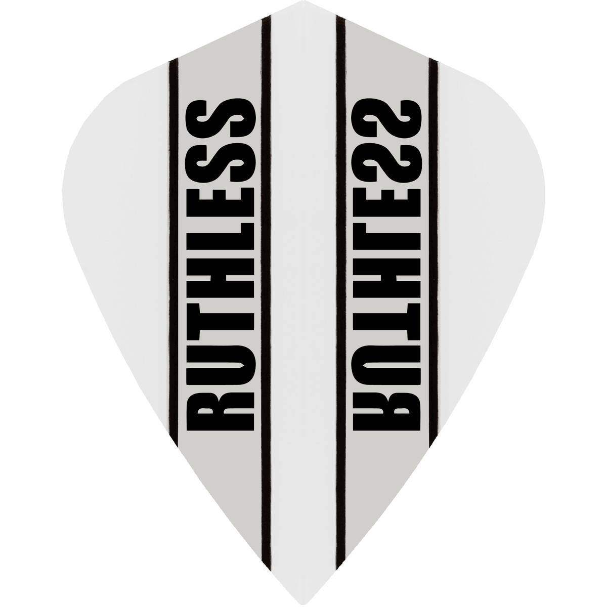 Ruthless - Clear Panel - Dart Flights - 100 Micron - Kite Clear