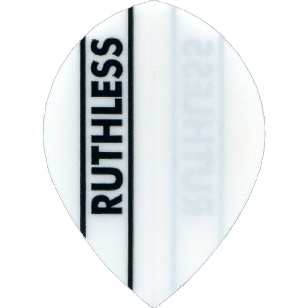 *Ruthless - Solid Panel - Dart Flights - 100 Micron - Pear White