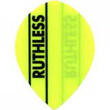 *Ruthless - Solid Panel - Dart Flights - 100 Micron - Pear Fluro Yellow