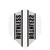 *Ruthless - Clear Panel - Dart Flights - 100 Micron - Mini - Std White
