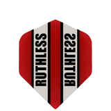 *Ruthless - Clear Panel - Dart Flights - 100 Micron - Mini - Std Red