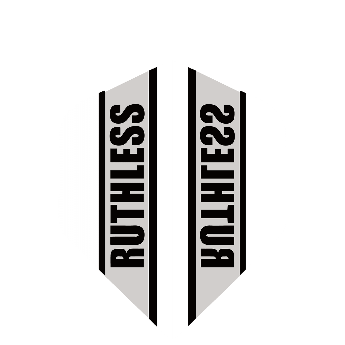 *Ruthless - Clear Panel - Dart Flights - 100 Micron - Mini - Std Clear