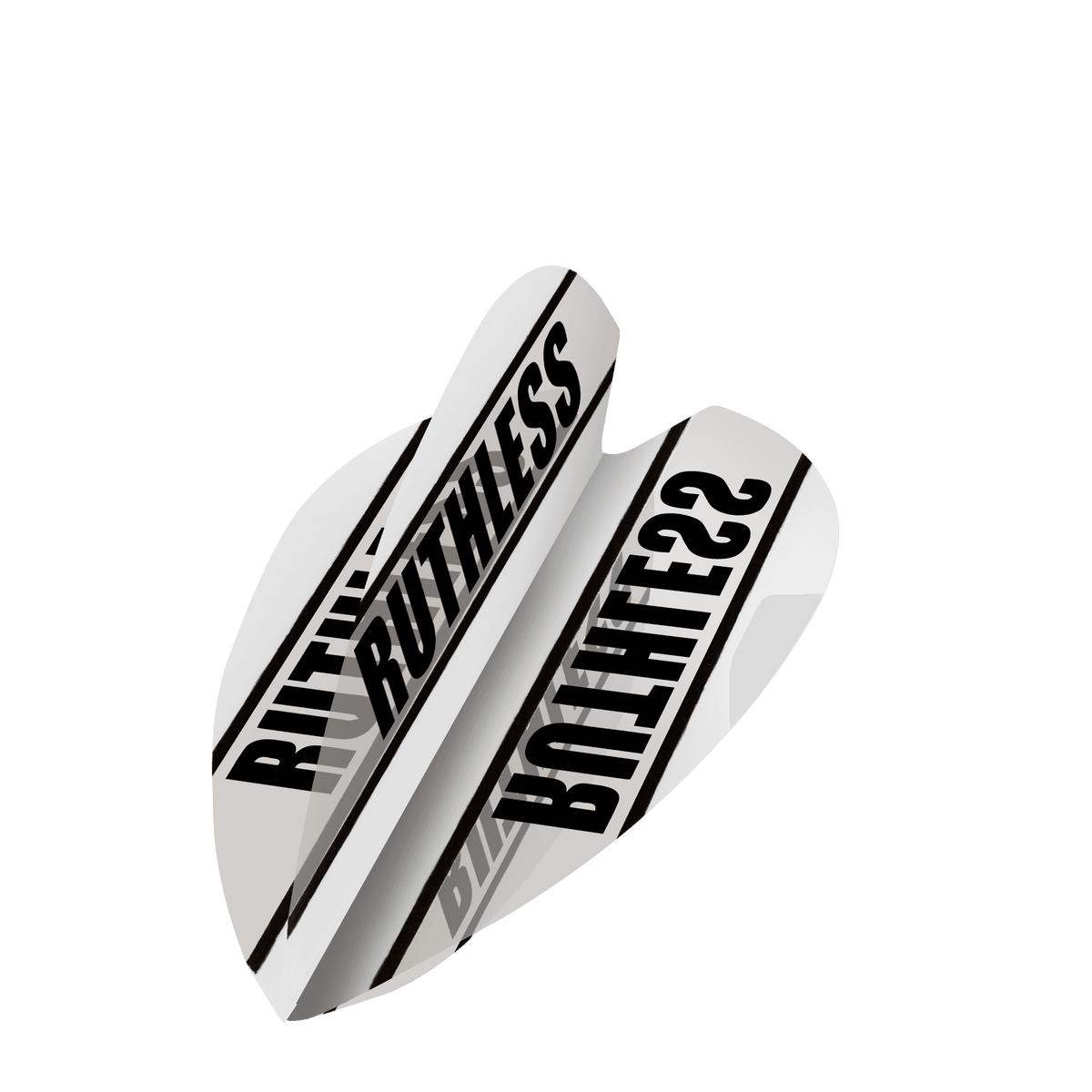 *Ruthless - Clear Panel - Dart Flights - 100 Micron - Mini Retro
