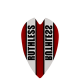 *Ruthless - Clear Panel - Dart Flights - 100 Micron - Mini Retro Red