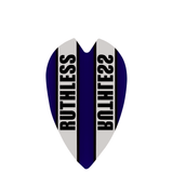 *Ruthless - Clear Panel - Dart Flights - 100 Micron - Mini Retro Blue