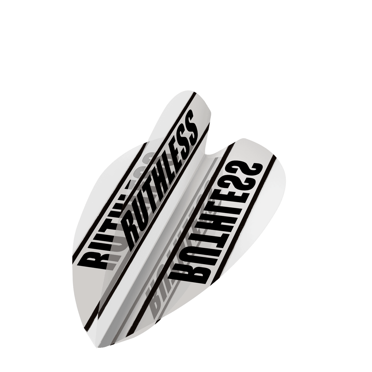 *Ruthless - Clear Panel - Dart Flights - 100 Micron - Mini Retro