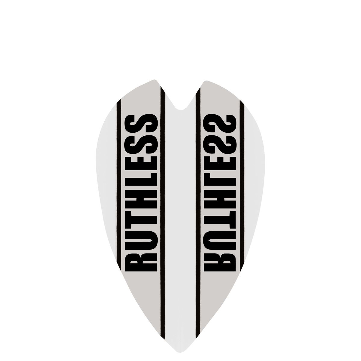 *Ruthless - Clear Panel - Dart Flights - 100 Micron - Mini Retro