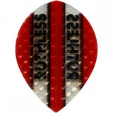 *Ruthless - Clear Panel Embossed - Dart Flights - 100 Micron - Pear