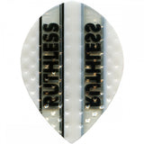 *Ruthless - Clear Panel Embossed - Dart Flights - 100 Micron - Pear