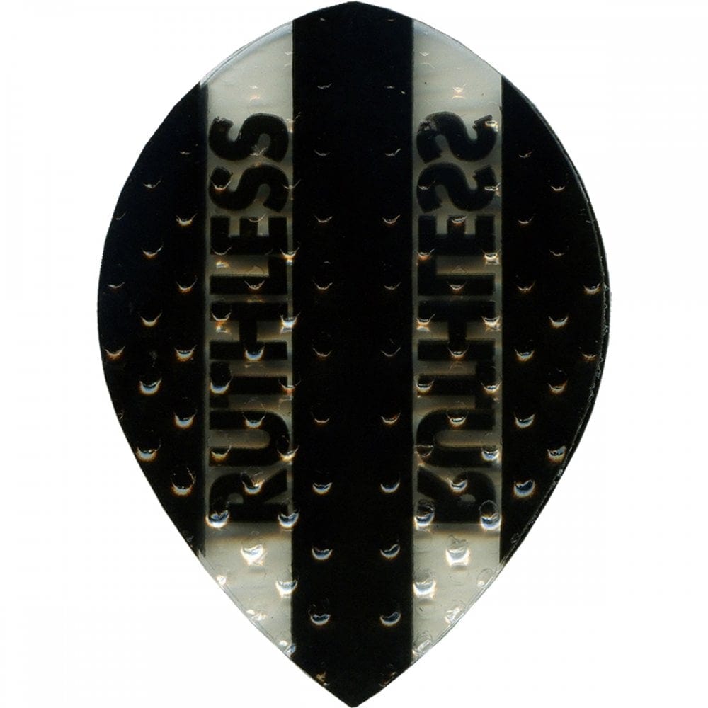 *Ruthless - Clear Panel Embossed - Dart Flights - 100 Micron - Pear