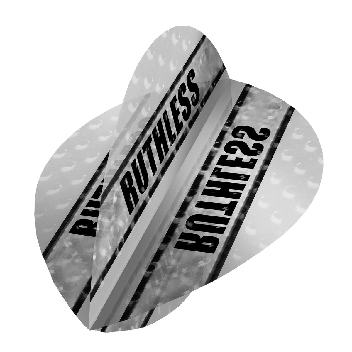 *Ruthless - Clear Panel Embossed - Dart Flights - 100 Micron - Pear