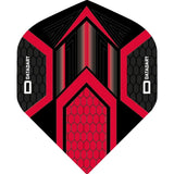 Datadart Dart Flights - Hex - No2 - Std - Black Black Red