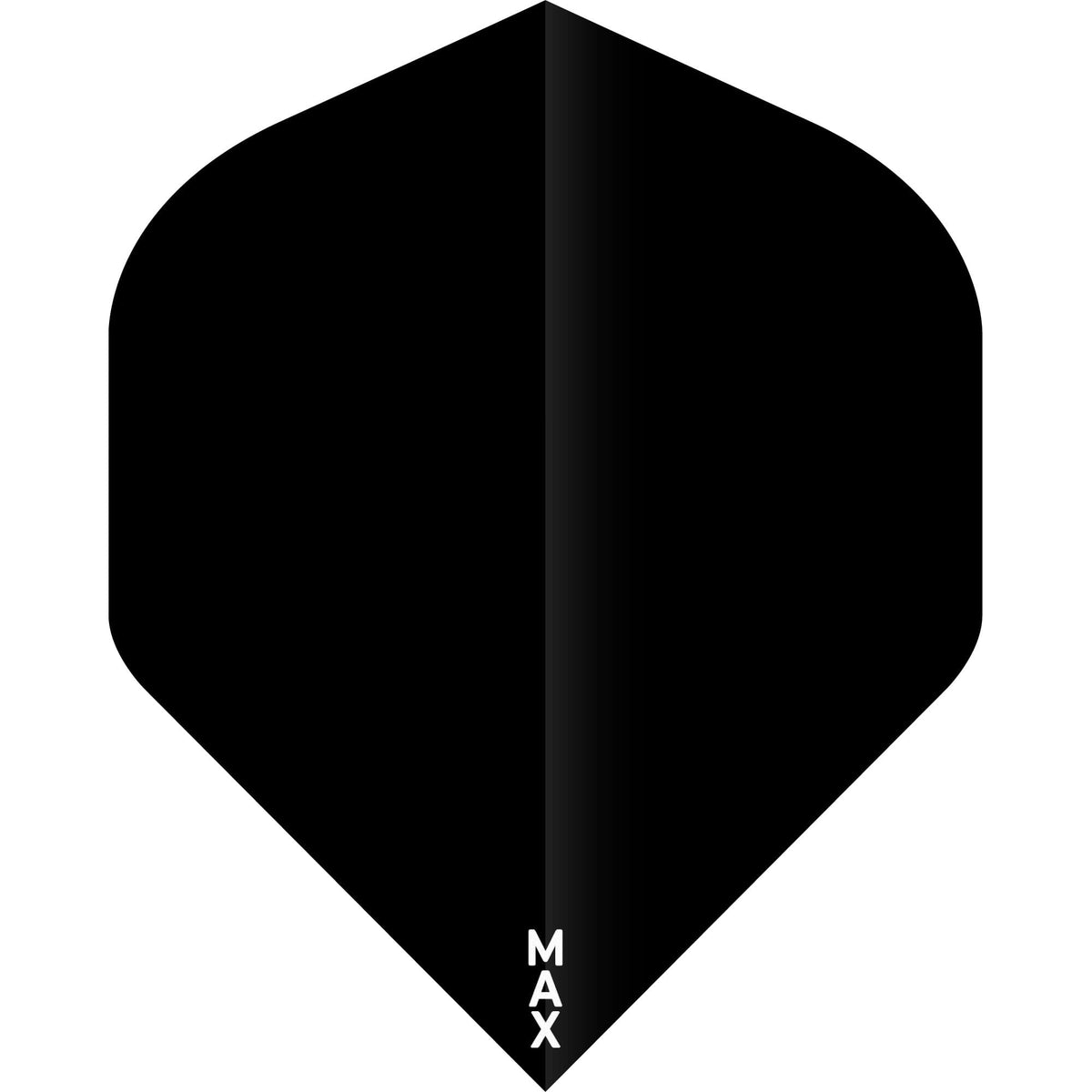 McCoy Power Max Dart Flights - 150 Micron - No2 - Std - Solid Black