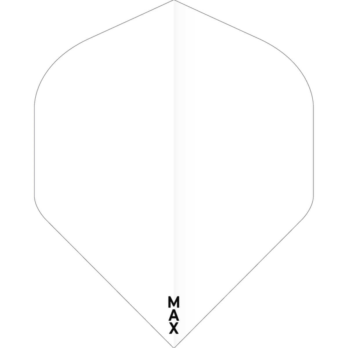 McCoy Power Max Dart Flights - 150 Micron - No2 - Std - Solid White