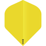 McCoy Power Max Dart Flights - 150 Micron - No2 - Std - Solid Yellow