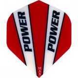 *McCoy Power Max Dart Flights - 150 Micron - No2 - Std - Solid - 2 Colour Red White